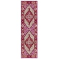 thumbnail image 2 of SAFAVIEH Bellagio Major Bordered Wool Runner Rug, Red Pink/Ivory, 2'3" x 8', 2 of 11
