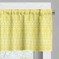 thumbnail image 3 of Ambesonne Tribal Valance Pack of 2, Folklore Yellow Monochrome, 42"X12", Pale Yellow Mustard, 3 of 5
