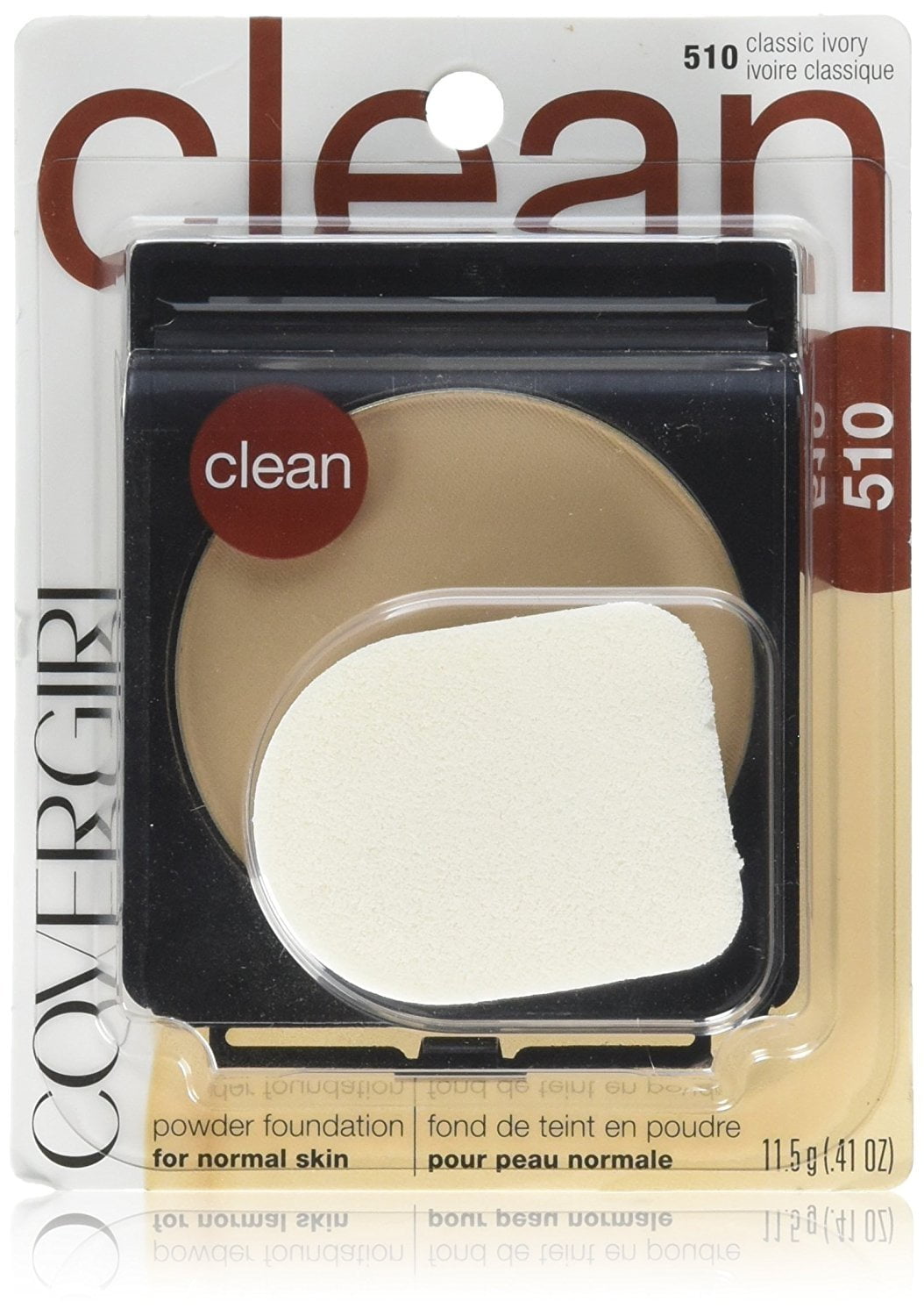 COVERGIRL Clean Powder Foundation Classic Ivory 510, .41 oz