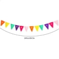 thumbnail image 4 of Banner Decoraciones de fiesta mexicana Diseño hueco Bunting Varias colas Fiesta Fiesta Ornament Ornament Gifts Festival Suministro Triángulo Inevent HA047931-03, 4 of 7