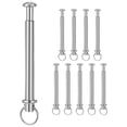 thumbnail image 1 of Phenofice Kit de Réparation de Ventilateur Pliant 10 Ensembles avec Rivets en Acier Inoxydable et Matériel de Remplacement, 1 of 8