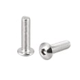 thumbnail image 1 of Unique Bargains Vis de Machine M5x20mm Tête Ronde Vis en Acier Inoxydable 304 Boulons 20 Pcs, 1 of 3
