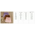 thumbnail image 2 of Douhoow 1-6 Years Kids Girls Skirts Solid Single Breasted Bowknot A-line Short Skirts, 2 of 9