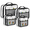 Black-Small, Large, variant on Stororganizerr 4 Pack Building Bricks Blocks Bag With Zipper