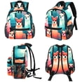 thumbnail image 4 of Alpaca Cute Printed Backpack with Adjustable Shoulder Strap, Large Capacity, Lightweight, 4 of 6