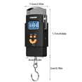 thumbnail image 4 of Ounissouiy Báscula para alimentos con pantalla LCD de acero inoxidable, minibáscula portátil y fácil de leer, de alta precisión Accesorios para electrodomésticos negro, 4 of 6