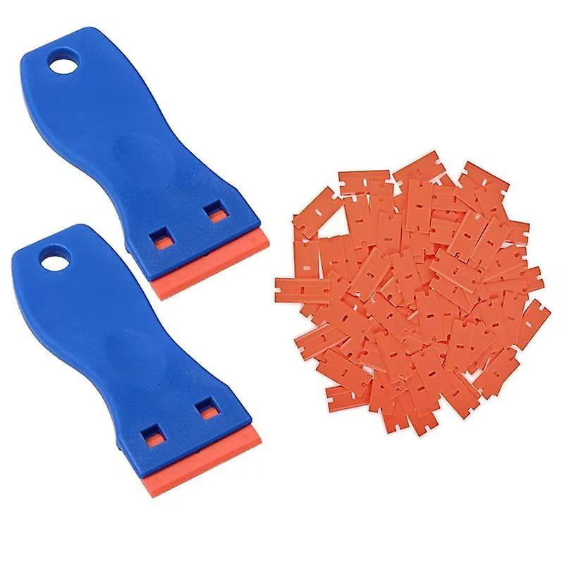NinebeCJ Plastic Razor Scraper With Plastic Razor Blade, Safety Scraper