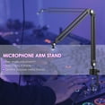 thumbnail image 3 of Amdohai Support de Bras de Microphone Tout en Métal Robuste Micro, 3 of 7