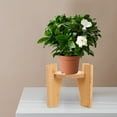 thumbnail image 4 of Wood Beverage Dispenser Stand Plant Stand Square Indoor Vase Stand Display Holder, 4 of 6