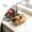 B, variant on Upgrade Over The Sink Mesh Colander Expandable Strainer Stainless Steel Vegetable Basket for Kitchen Sink