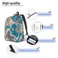 thumbnail image 5 of Daiia Vintage Floral Butterflies Vintage Canvas Backpack for Men and Women ,Hiking Backpack,Travel Laptop Bag for School,Large Capacity Backpack, 5 of 8
