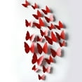 thumbnail image 4 of VONKY 12 Pcs Broche Réaliste 3D Papillon Rideau Décor Tatouage Décoration de Mariage Ornements de Réfrigérateur, 4 of 8