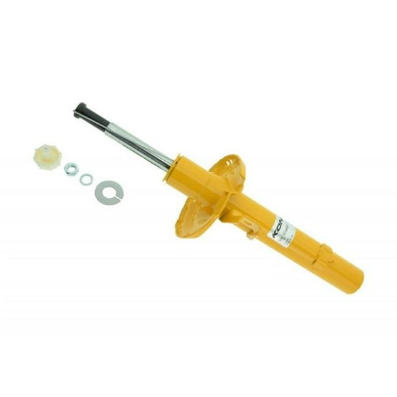 Koni 8741 1571Sport 50 mm OD Front Strut with Multi-Link IRS Rear & Sport Yellow Front Shock for 2015 Volkswagen Golf
