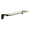 thumbnail image 3 of Luna 19" Bathroom Shelf, Satin Nickel, 3 of 6