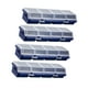 thumbnail image 1 of Organizador de tornillos de 4 piezas, organizador de almacenamiento con 4 compartimentos, separadores y estuches para tornillos. Azul, 1 of 8