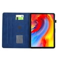 thumbnail image 2 of ELEHOLD Case For Samsung Tab S6 Lite 10.4" (2019) Embossed Flowers and Birds Leather Tablet Case, Slim Back Smart Cover, Full Body Protection, Kickstand,with Card Pocket, Darkblue, 2 of 10