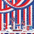 thumbnail image 5 of Patriotic Streamers Garland Red White Blue, 157FT Decorations Hanging Banners Graduation, Parties, 5 of 6