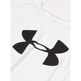 thumbnail image 3 of Under Armour Boys' Tech Big Logo Short Sleeve Gym T-Shirt , White (100)/Black , Youth Large, 3 of 4