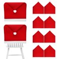 thumbnail image 1 of 10 Uds. Fundas para sillas, fundas para sillas navideñas, fundas para asientos navideños, protectores para sillas de fiesta, 1 of 5