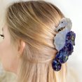 thumbnail image 1 of Fiudx Ofertas flash del día solo en línea Pinzas para el cabello de hojas acrílicas esmeriladas para cabello femenino de gran volumen, diseño de pequeñas minorías, pinzas para el cabello con forma de, 1 of 6