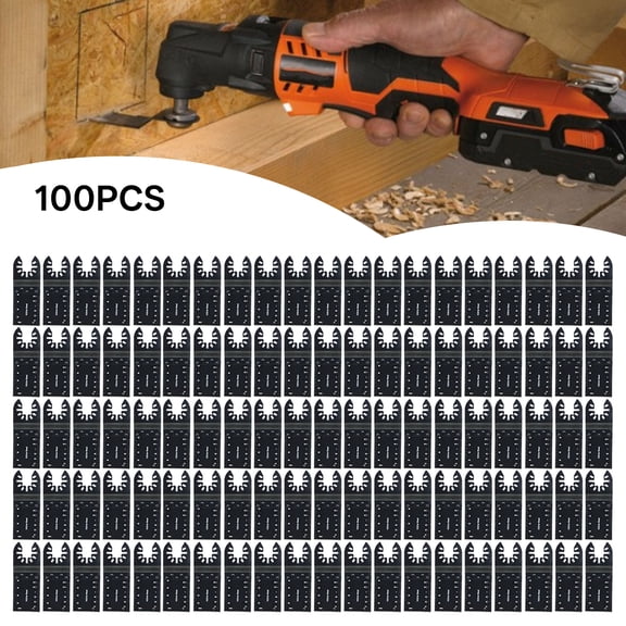 findmall Multi-Tool Blade 30-90MM Oscillating Saw Blade for Wood and Plastic 100 Pieces