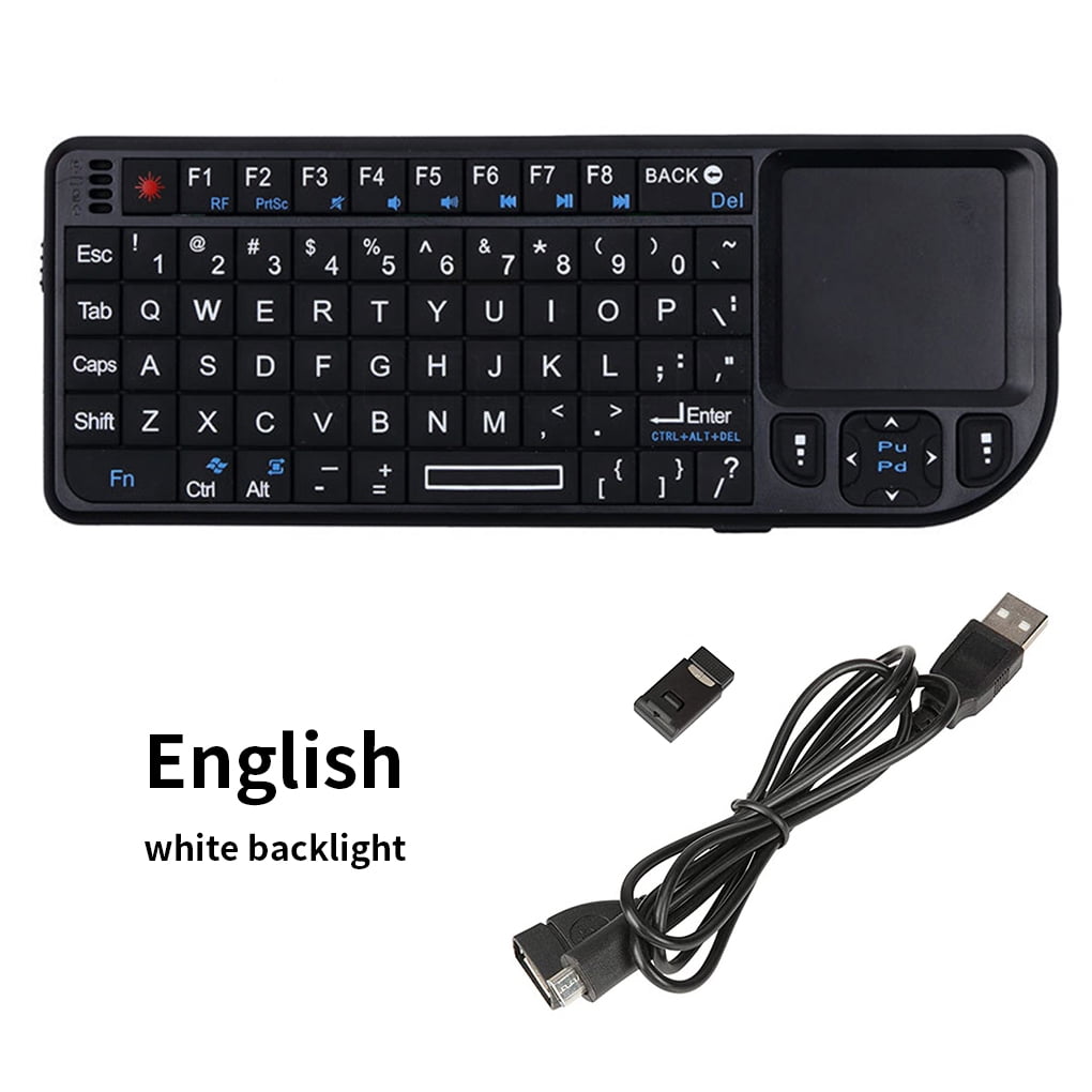 TureClos Wireless Keyboard Computer Laptop Cordless 3in1 Mini