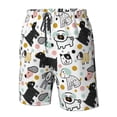 thumbnail image 5 of Kdxio Funny Puppy Pattern Mens Casual Shorts - Drawstring Summer Beach Sports Shorts for Men, 5 of 9