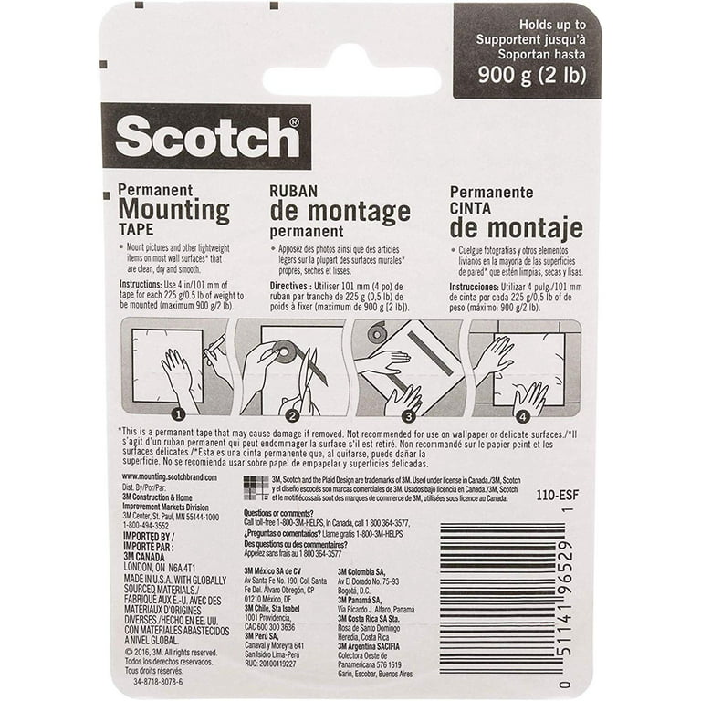 Permanent High-Density Foam Mounting Tape by Scotch® MMM110