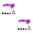 thumbnail image 2 of Greeniant ZTTO Soporte de montaje para computadora de bicicleta Soporte de ciclo Soporte de montaña Soporte de lámpara de linterna Accesorios Violeta 2piezas, 2 of 6
