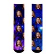 thumbnail image 4 of Cosmic Star Print Socks For Everyday Comfort In Home And Casual Wear Night Sky Pattern Stockings For All Seasons, 4 of 4