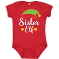 thumbnail image 3 of Inktastic Christmas Sister Elf Holiday Girls Baby Bodysuit, 3 of 5