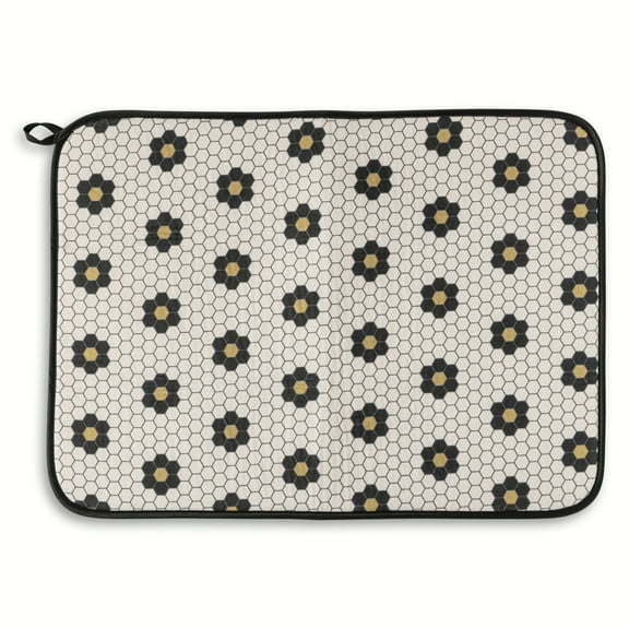 Thyme & Table Dish Drying Mat, Penny Tile