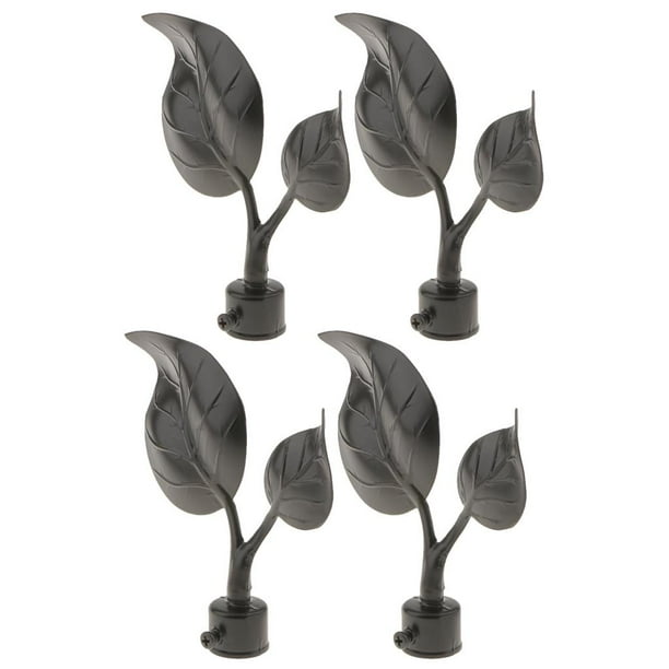 4PCS Dia. Tapa Final De Varilla De 22 M Cabeza De Para La Decoración De La Ventana Del Hogar Sunnimix Barras de cortina de ventana Finials