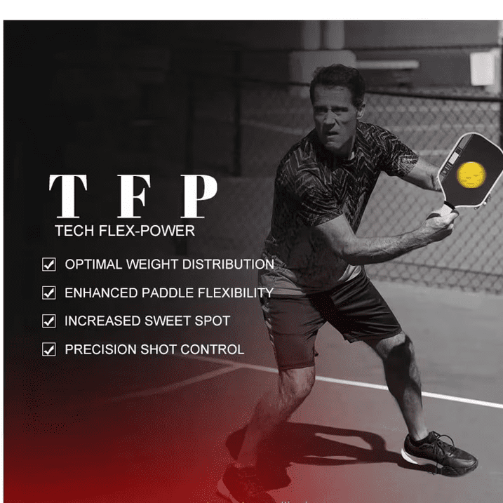 Perseus IV BEN JOHNS Pro Player Edition 16mm T700 Gen4 Propulsion Core Frosted Carbon Fiber Pickleball Paddle