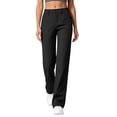 thumbnail image 2 of Zormilly Hiking Pants Women High Waisted Straight Leg Lightweight Cargo Pants with Pockets Breathable Loose Sports Pants, S-3XL, 2 of 7