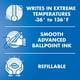 thumbnail image 5 of Bolígrafos PILOT Acroball PureWhite Black Ink, paquete de 5, 5 of 6