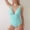 🔥 Green, variant on Sentmoon Maternity Bathing Suit Curvy Modest Swimwear Tummy Control Push Up Solid Color Plus Size Spaghetti Strap Swim Suit Summer Beach Items for Vacation and Resort Wear
