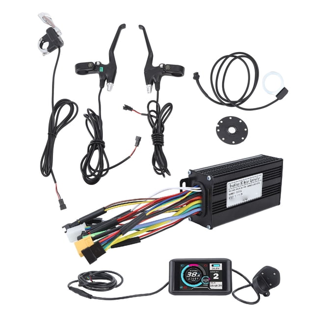 Electric Bike Conversion Kit, Electric Bike Display Controller Great Heat Dissipation for 500W To 750W Motor