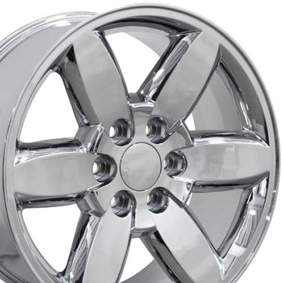 OE Wheels CV94 20 Inch Rims Fit Silverado 1500 Style 6x139.7 20x8.5 Chrome - Hollander 5420 (Set of 4)