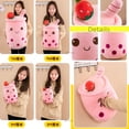 thumbnail image 5 of Boba-peluche Kawaii para decoración de habitación, té de burbujas de peluche de juguete, helado de comida, té de leche, cojín de abrazo suave, regalo de cumpleaños para niños, 5 of 5