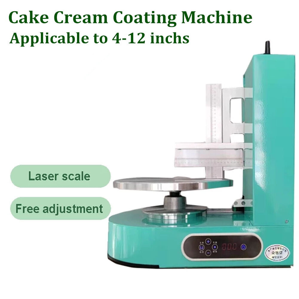 Birthday Cake Cream Smooth Coating Decoration Machine Cake Butter Cream  Spreading Machine Cake Bread Cream Jam Spreader,White