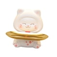 thumbnail image 4 of Estatua de resina animal Estatuilla Titular Caja de contenedor Bandeja de servicio de joyería Caja de almacenamiento Esculturas para escritorio Fiesta Gatos 175x185x18cm Soledad estatuas de escritorio, 4 of 10