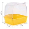 thumbnail image 4 of Parrot Bath Box Hanging Anti-skid Bird Bathing Tub Parrot Bath Tub for Budgie, 4 of 4