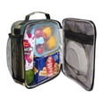 thumbnail image 4 of Square Insulated Lunch Bag Leak-proof Lunch Box for Outdoor Work Picnic Little Hedgehog Holding An Umbrella, 4 of 6