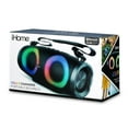 thumbnail image 4 of iHome Bluetooth Speaker Boombox, Portable Speaker with FM Radio and Color Changing Lights, 4 of 4