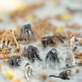 thumbnail image 4 of 10x Mini Orangutan Monkey Figures Jungle Animal Set for, 4 of 8