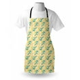 thumbnail image 4 of Bacon Apron, Breakfast Concept with Bacon and Egg Yolk at Pan with Onion and Beans Illustration, Unisex Kitchen Bib with Adjustable Neck for Cooking Gardening, Adult Size, Multicolor, by Ambesonne, 4 of 4