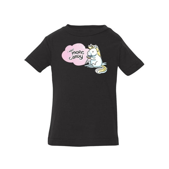 More Candy, Cute Unicorn T-Shirt Infant -Image by Shutterstock, 24 Months