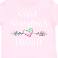 thumbnail image 4 of Inktastic Great Grandmas Favorite- Heart Great Grandchild Boys or Girls Toddler T-Shirt, 4 of 5