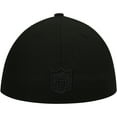 thumbnail image 4 of Men's New Era Black Tennessee Titans Black on Black Low Profile 59FIFTY II Fitted Hat, 4 of 6